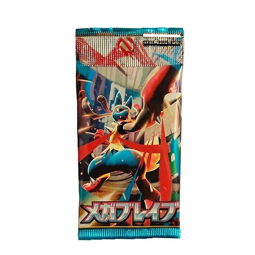 pokémon mega brave trading card game booster pack, japanese edition, collectible cards