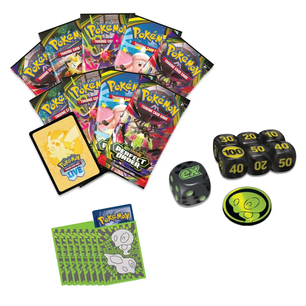 pokémon tcg mega evolution perfect order elite trainer box