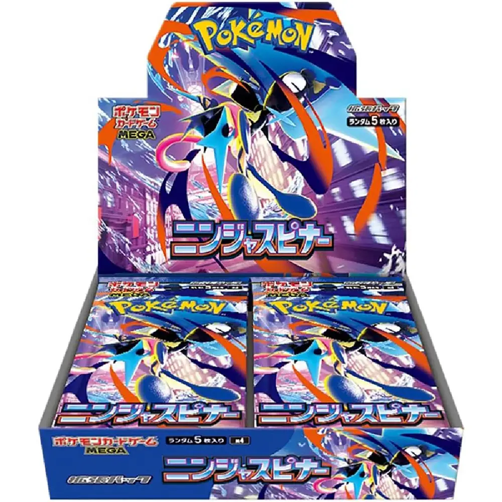 pokemon ninja spinner m4 booster box japanese version pokemon ninja spinner m4 booster box japanese version