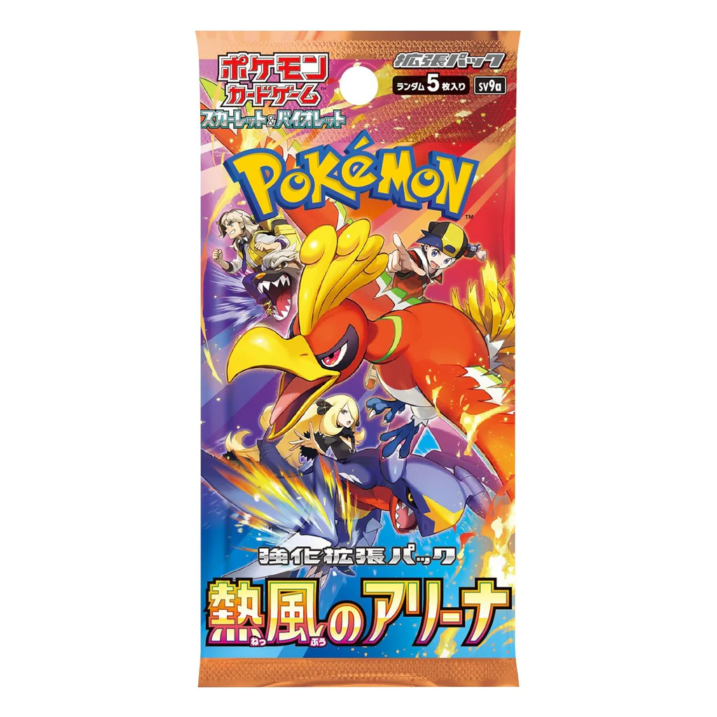 pokemon card game scarlet & violet enhanced expansion pack hot air arena booster box 30 packs (japanese version)