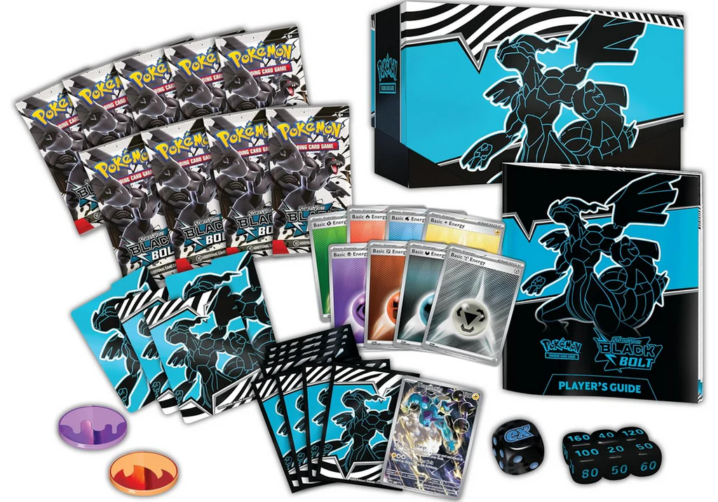 pokemon tcg scarlet & violet 10.5 black bolt elite trainer box (english version)