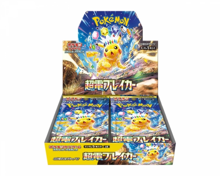 pokémon scarlet & violet: super electric breaker sv8 booster box (japanese)